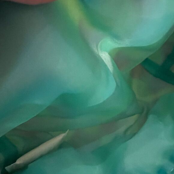 Clinique new condition yellow, red, and aqua cosmetics bag - Picture 5 of 5